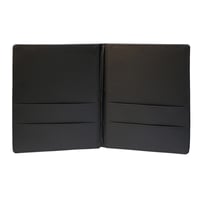 ملف الخدمات للغرف جلد اسود 23*32 سم