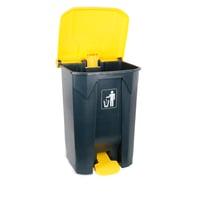 حاوية مهملات 100 لتر بدعسة