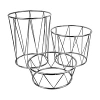 استاند بوفية استيل دائري