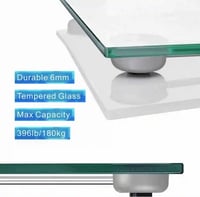 ميزان حمام رقمي زجاجي