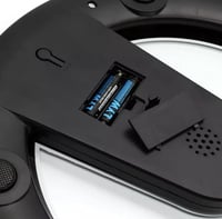 ميزان جسم زجاجي دائري 180 كجم شاشة LCD عالية الدقة...