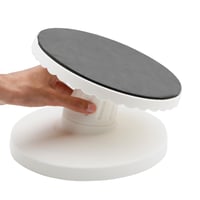 قاعدة تزيين الكيك دوار بلاستيك