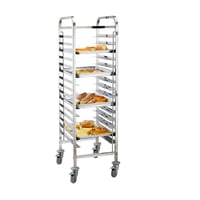 عربة ترولي حلواني 16 صينية 47*62*173 سم