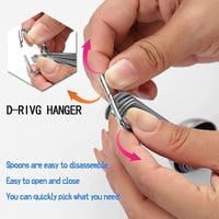 ملاعق معاير استيل 6 ملاعق