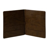 ملف الخدمات للغرف جلد بني 23*32 سم