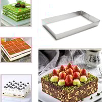 قالب كيك استيل مستطيل