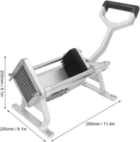 قطاعة بطاطس المنيوم مع 3 شرائح تقطيع
