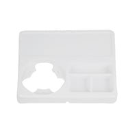 تبسي ضيافة ابيض 36.5*34*3.8 سم