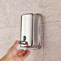 موزع صابون استيل 1 لتر على الحائط