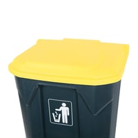 حاوية مهملات 100 لتر بدعسة