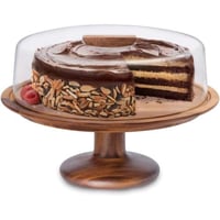 Wooden Pastry Keeper with Sliding Cover