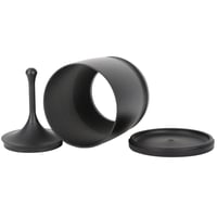 قمع بودرة القهوة المنيوم اسود