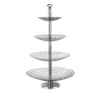 استاند فاكهة استيل مخرم 4 ادوار