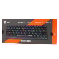 كيبورد ايه اس ايه لايتس ميني ميكانيكي لاسلكي ASA L...