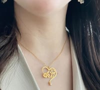 سلسال اسم وحرف مطلي بالذهب عيار21