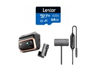 داش كام DDPAI Z60 pro 4K كاميرا امامية وخلفية + وك...