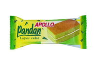 كيك ابولو بنكهة الباندان – Apollo Pandan Layer Cak...