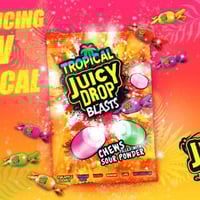 جوسي دروب علكة مملوءة بمسحوق حامض 120 جم