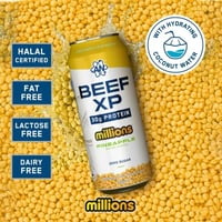 مشروب بيف XP بروتين صافي 30 جم نكهة الاناناس 500 م...