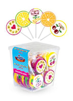 مصاص بولندي بالفواكة المشكلة الحجم الكبير 50*26g