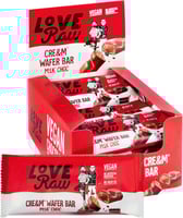 لاف راو بار ويفر بشوكولاتة الحليب نباتي 43 جم مستو...