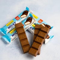 سناك فابريك شوكولاتة بالحليب بدون سكر ميلكي 34 جم...