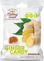 حلوى صلبة بنكهة الزنجبيل الحلو قطع مغلفة