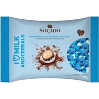 سوكادو شوكولاتة بالحليب بحشوة كريم حليب وحبوب هشة...