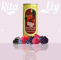 مشروب غازي توت مشكل من ريتا 240 مل