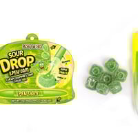 حلوى حامضة جلي مع قلم سائل بطعم التفاح 55 جرام