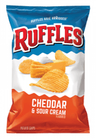 شيبس رافلز بالجبن والكريمه الحامضه 184.2 جم