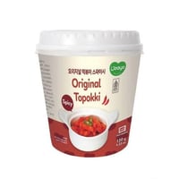 كوب وجبة توبوكي كورية سريعة التحضير أرز مطبوخ بنكه...