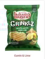 بطاطس مسقط CRINKLZ بنكهة الكمون والليمون – Muscat...