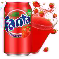 فانتا مشروب غازي بنكهة الفراولة 355 مل امريكي