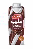 حليب شوكولاتة كي دي دي قليل الدسم خالي من اللاكتوز...