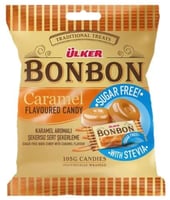 حلوى أولكر بونبون بطعم الكراميل خالية من السكر 105...