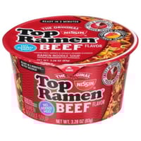 نيسين توب رامين هوت اند بنكهة اللحم البقري 93 جم ا...