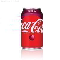 كوكاكولا COCA COLA نكهة كرز امريكي 355