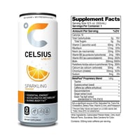 مشروب بروتين CELSIUS من سيلسيوس بالبرتقال مل355