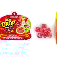 حلوى حامضة جلي مع قلم سائل بطعم الفرولة 55 جرام