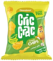 غندور كريك كراك شيبس بنكهة خاصة ، 120 جرام
