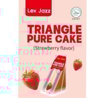 كعكة بيور مثلثة بنكهة الفراولة من ليكس جاز 100 جم–...