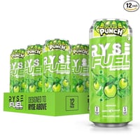 RYSE Fuel مشروب الطاقة الخالي من السكر (تفاح أخضر...