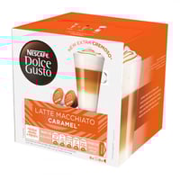 نسكافيه كبسولات دولتشي غوستو لاتيه مكياتو كراميل