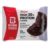 كوكيز بروتين بورن وينر 20% – شوكولاتة مزدوجة وتوت...