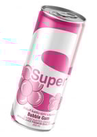 سوبر مشروب غازي بنكهة العلكة مستورد