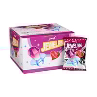 حلوى مصاص بنكهة العنب على شكل خاتم يحتوي على 24 قط...