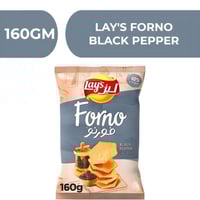 شيبس ليز فورنو بالفلفل الأسود 160 جم