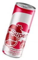سوبر مشروب غازي بنكهة الرمان مستورد