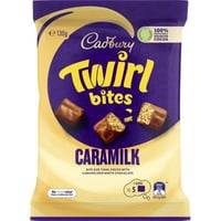 كادبوري تويرل بايتس كاراميلك 130 جم Cadbury Twirl...